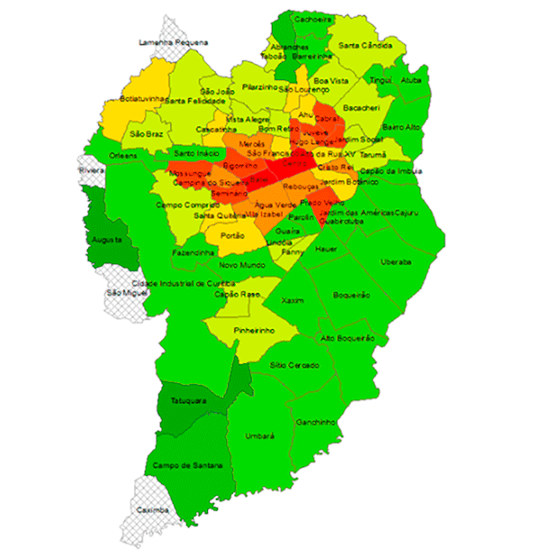 Bairros Curitiba 