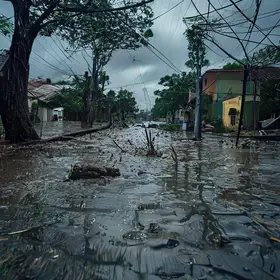 chuva forte em Curitiba
